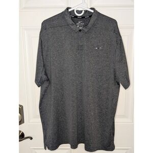 Nike Golf Men's XXL Striped Golf Casual Dri Fit Polo Shirt Black White